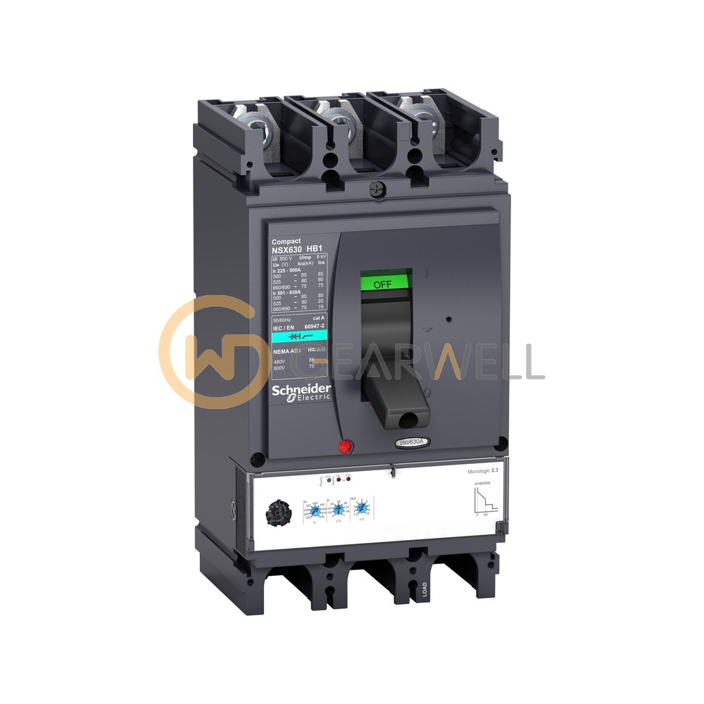 Schneider Electric ComPact NSX630HB1 Moulded case circuit breaker series (NSX630 frame, HB1 performance)