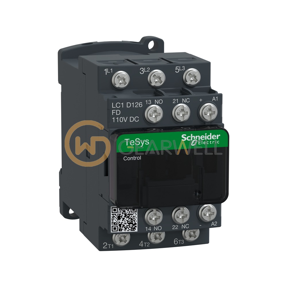 Schneider Electric LC1D126FDC TeSys Deca Contactor
