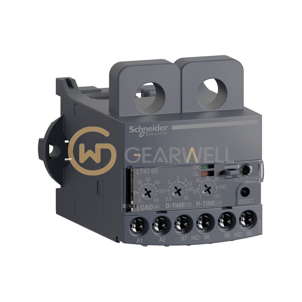 Schneider Electric LT4760M7A TeSys LT47 Electronic Overcurrent Relay