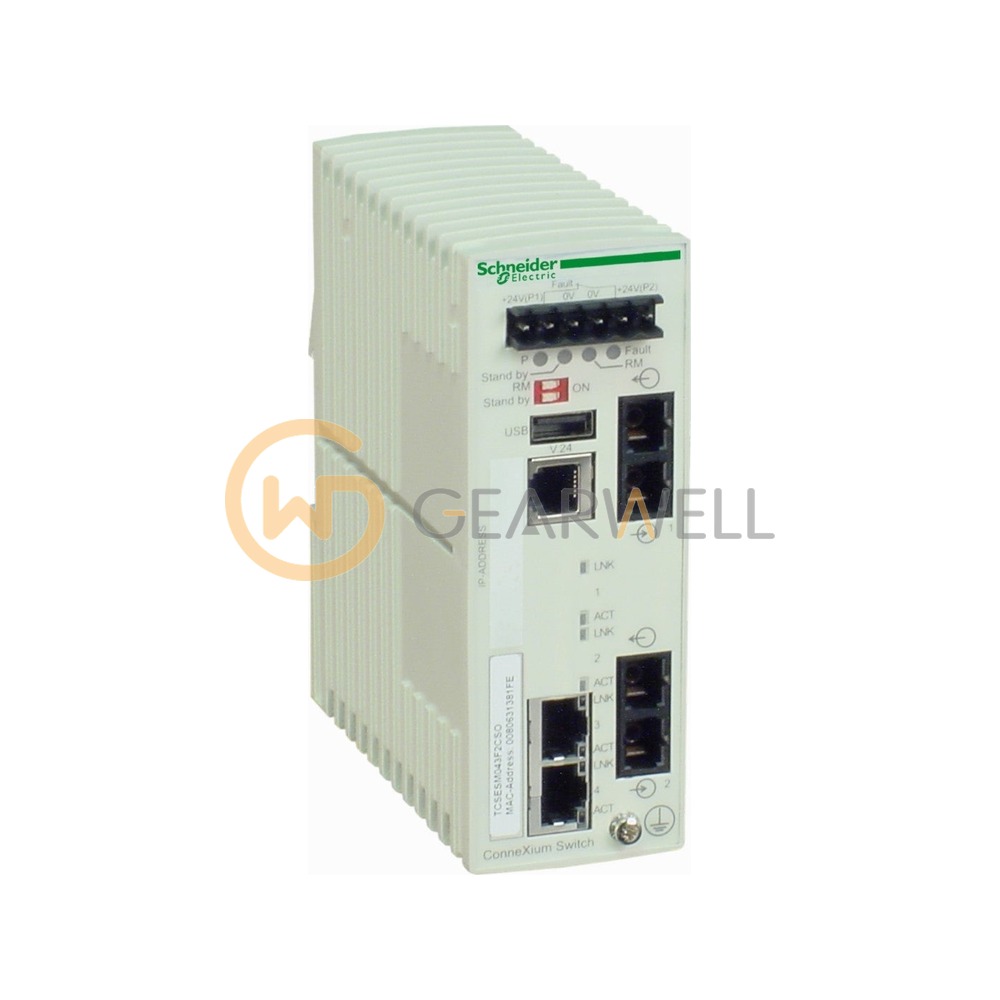 Schneider Electric TCSESM043F2CS0 ConneXium Ethernet TCP/IP managed switch