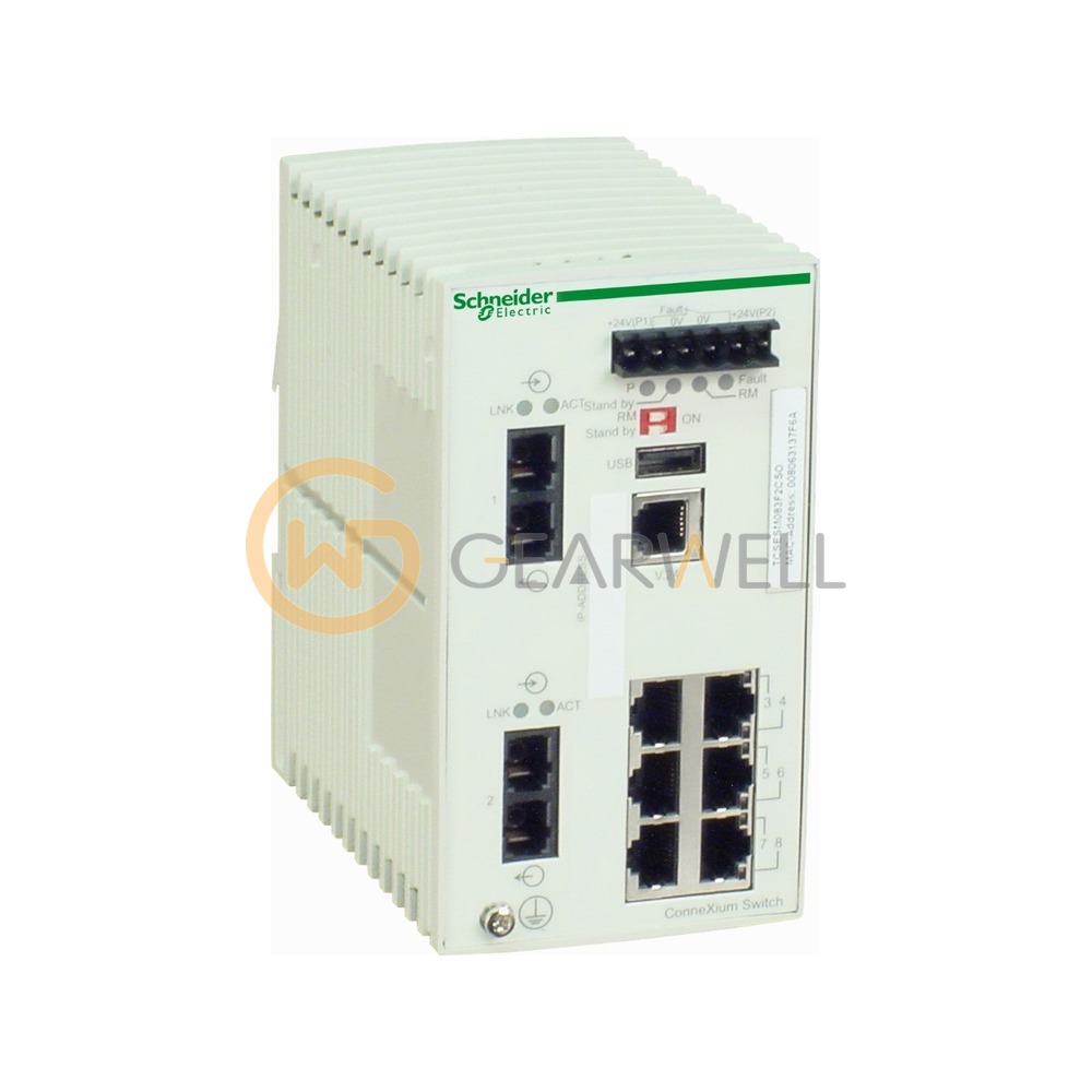 Schneider Electric TCSESM083F2CU0 ConneXium Ethernet TCP/IP managed switch