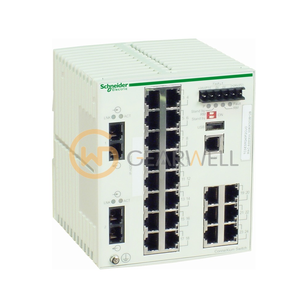 Schneider Electric TCSESM243F2CU0 ConneXium Managed Ethernet Switch