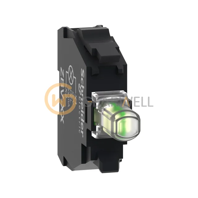 Schneider Electric ZBVB3 Light block (integral LED, green)