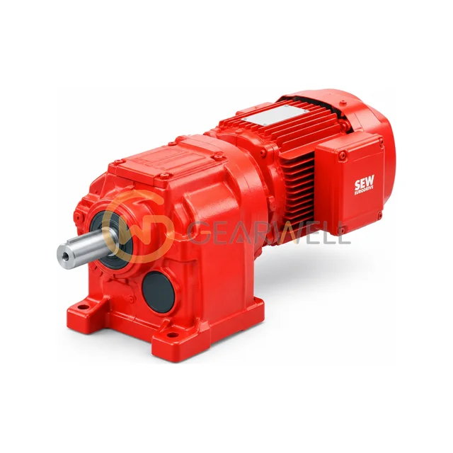 SEW-EURODRIVE SAF37DT71C4 Helical-Worm Gearmotor, Hollow Shaft, Flange