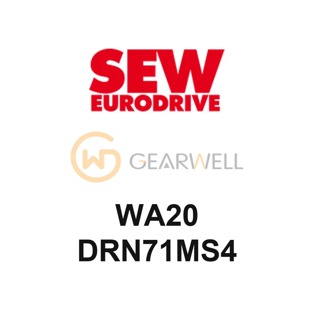 SEW-EURODRIVE WA20 DRN71MS4 SPIROPLAN Gearmotor, Hollow Shaft