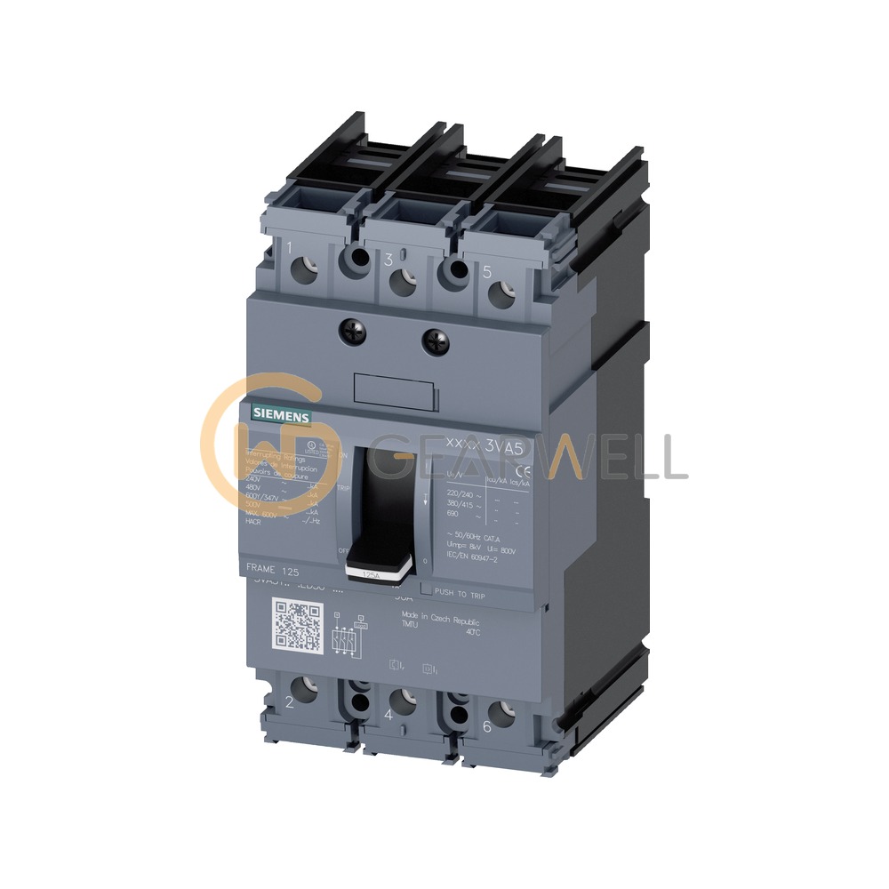 Siemens 3VA5160-5ED30-0DD0 SENTRON 3VA5 Molded Case Circuit Breaker