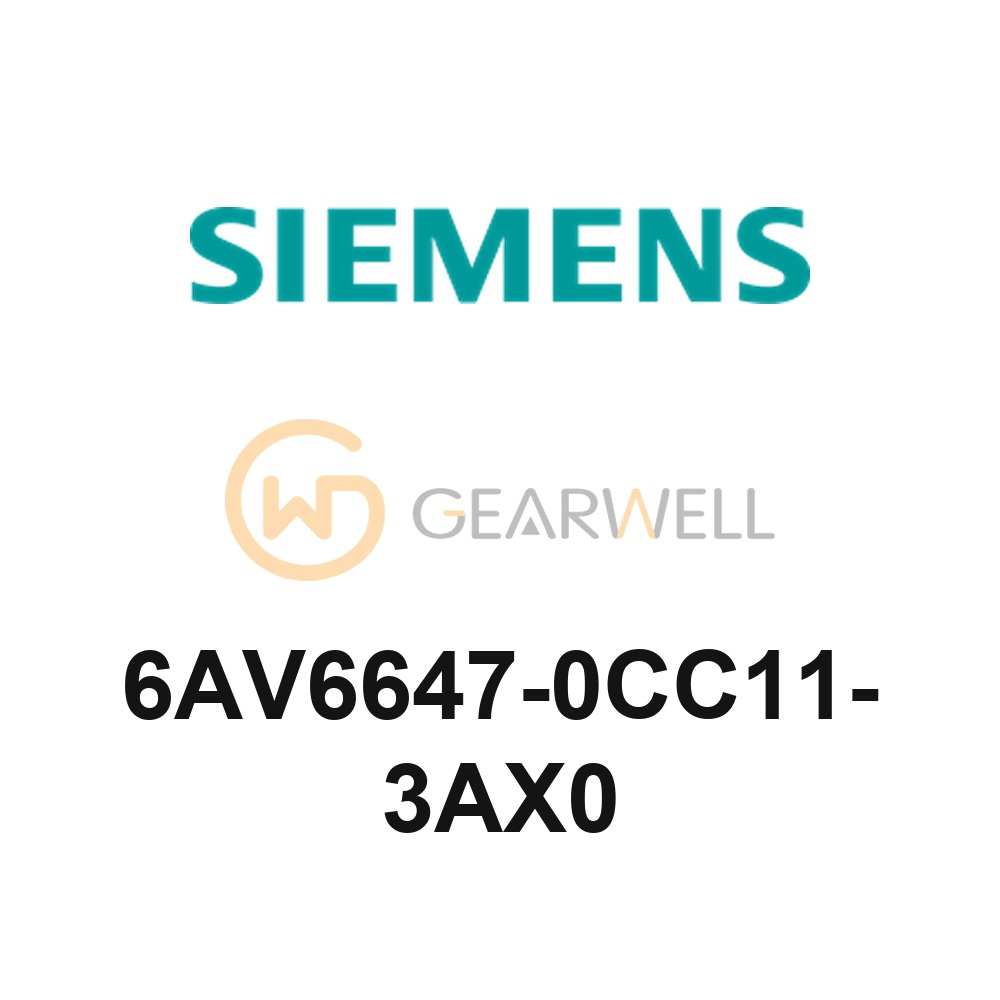 Siemens 6AV6647-0CC11-3AX0 SIMATIC HMI Basic Panel HMI Touch Panel