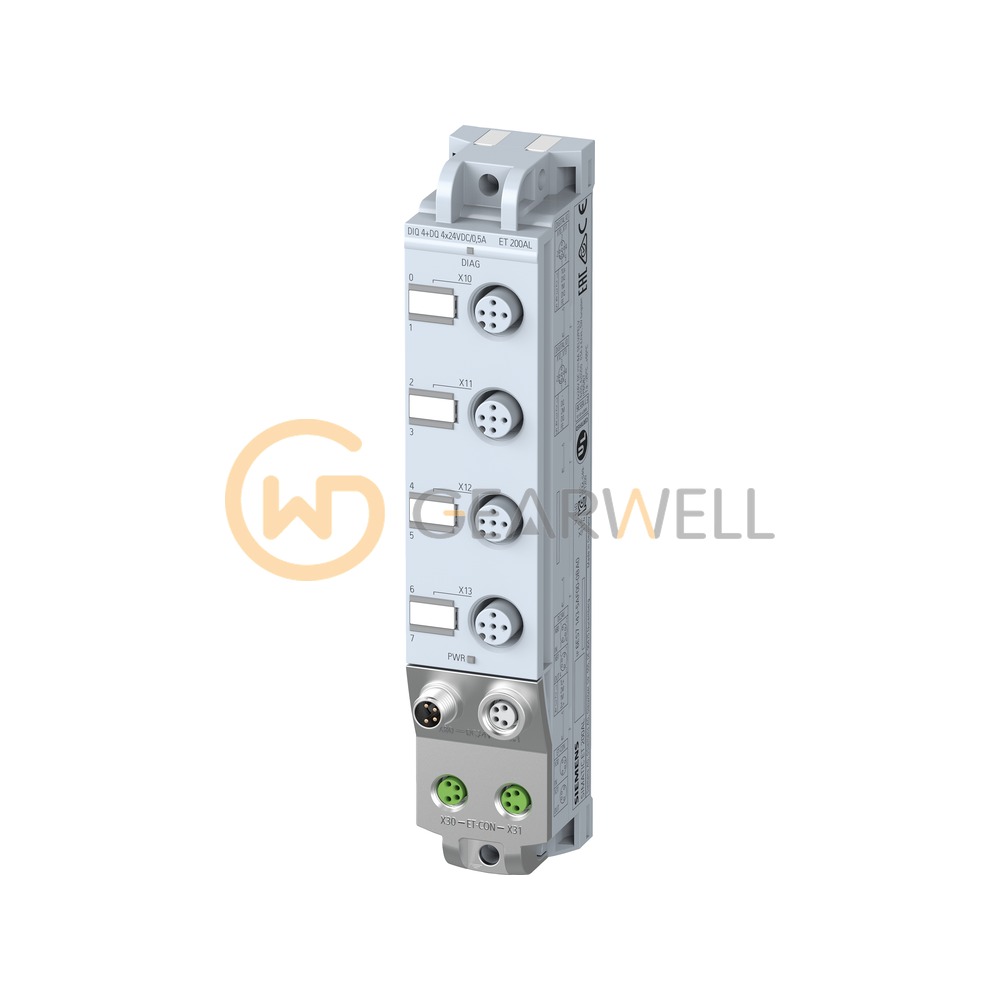 Siemens 6ES7143-5AF00-0BA0 DIQ 4+DQ 4x24VDC/0.5A Module