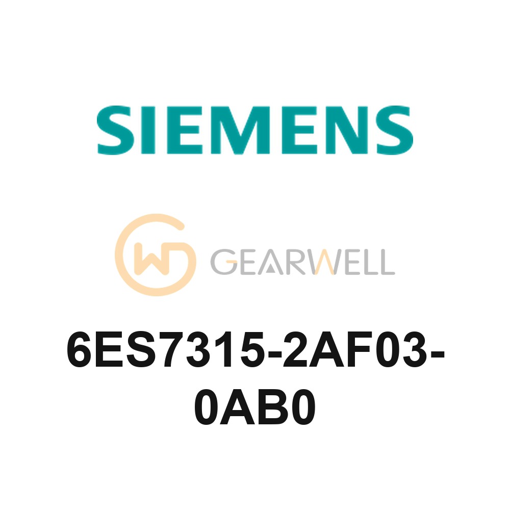 Siemens 6ES7315-2AF03-0AB0 SIMATIC S7-300 CPU