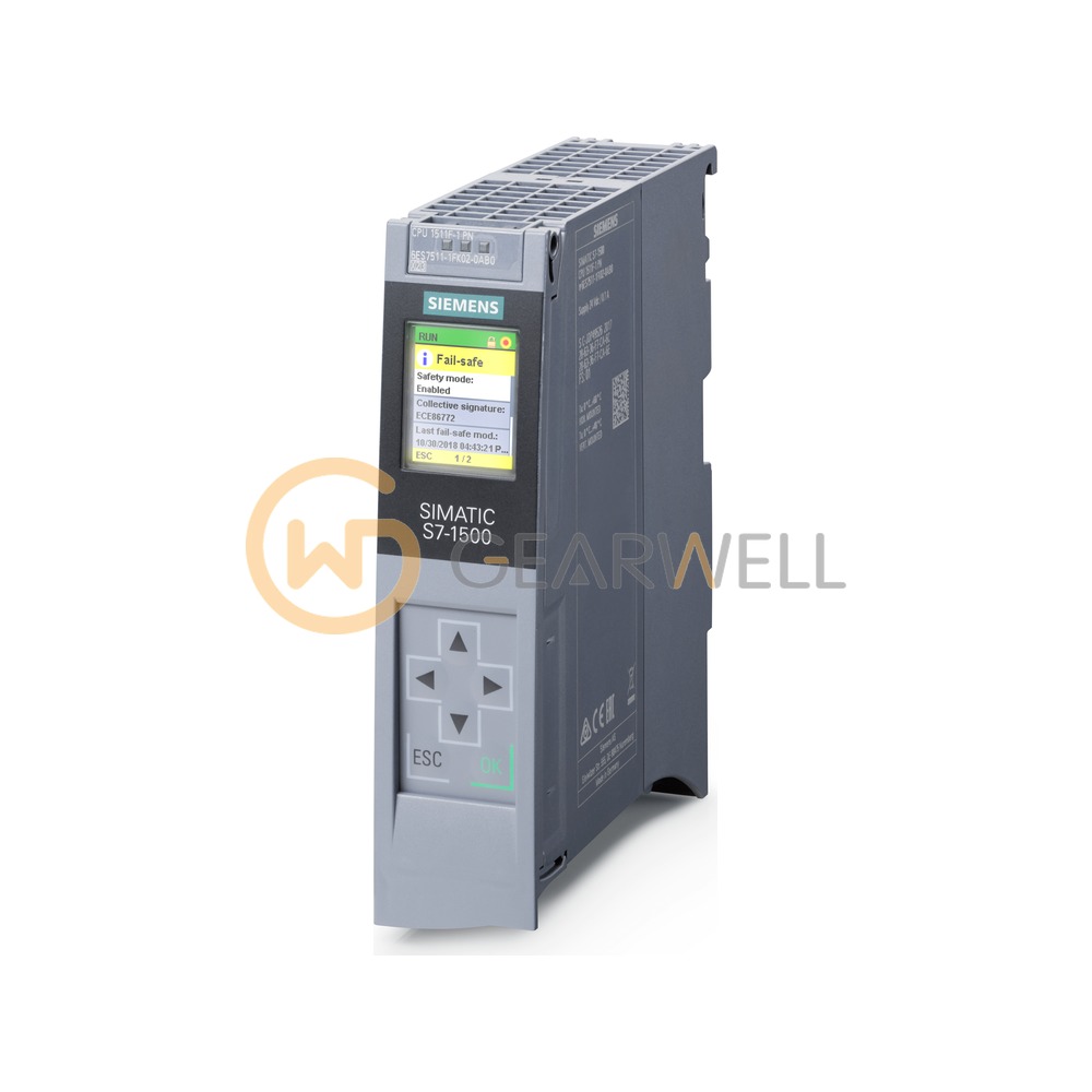 Siemens 6ES7511-1FK02-0AB0 CPU 1511F-1 PN Fail-Safe CPU