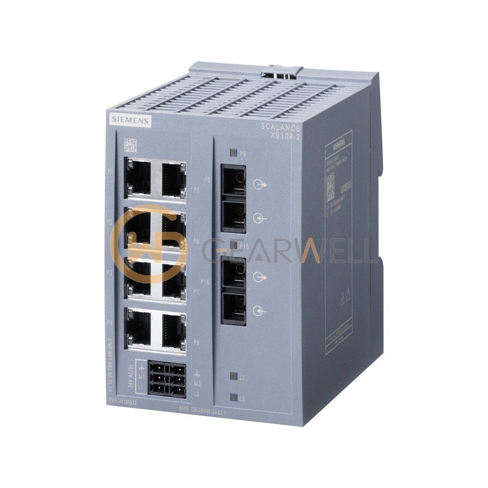 Siemens 6GK5108-2BD00-2AB2 SCALANCE XB108-2 Unmanaged Switch