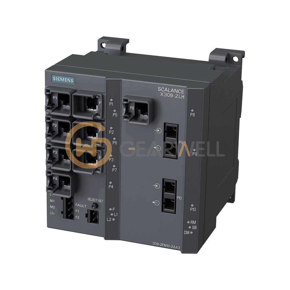 Siemens 6GK5308-2FN10-2AA3 SCALANCE X308-2LH Managed Switch