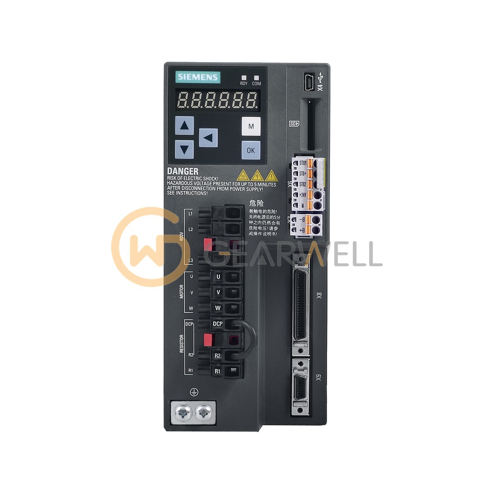 Siemens 6SL3210-5FE10-8UA0 SINAMICS V90 Servo Drive