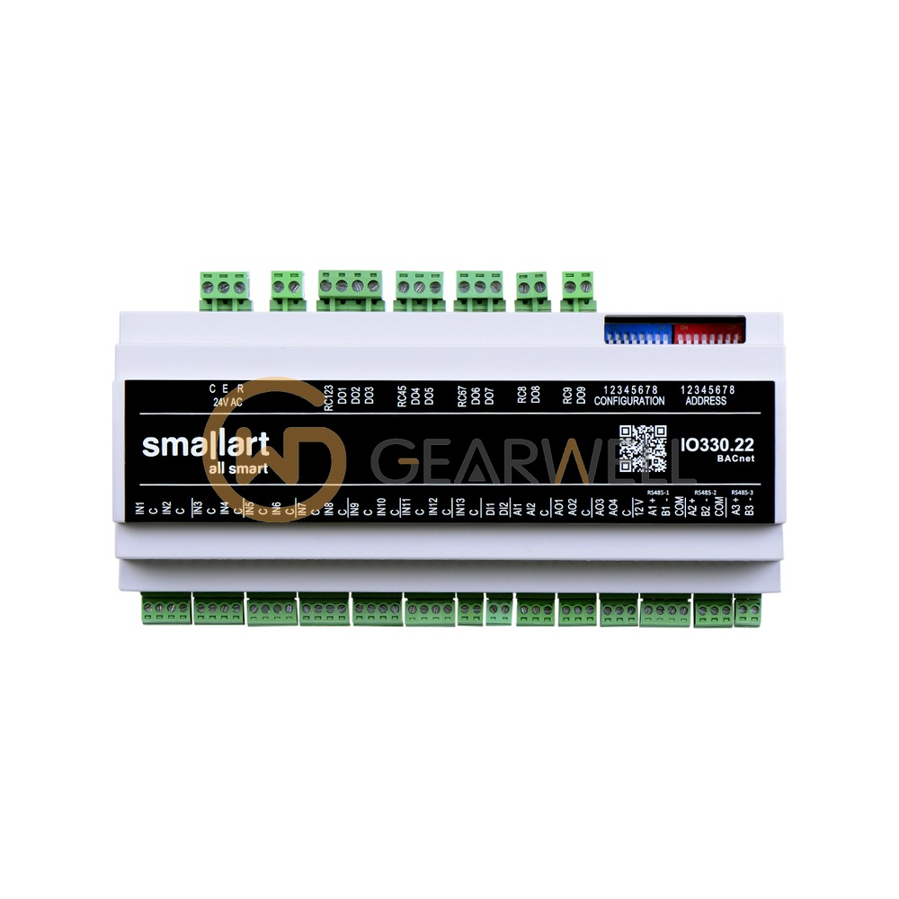 Smallart IO330.22.DR2 IO330 Series BACnet I/O Expansion Module