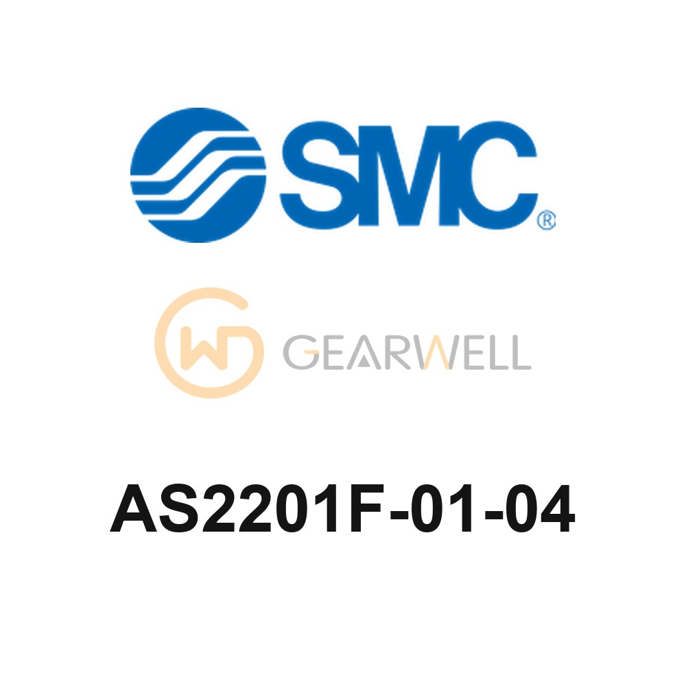 SMC AS2201F-01-04 AS-F Elbow Speed Controller, One-touch Fitting