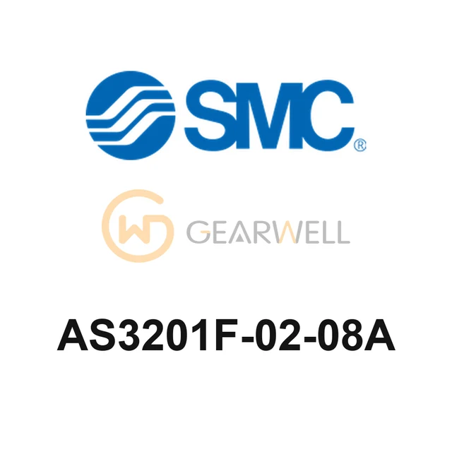 SMC AS3201F-02-08A AS-F-A Push-lock Elbow Speed Controller