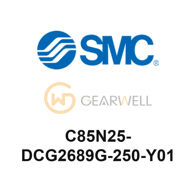 SMC C85N25-DCG2689G-250-Y01 C85 Round Body Cylinder