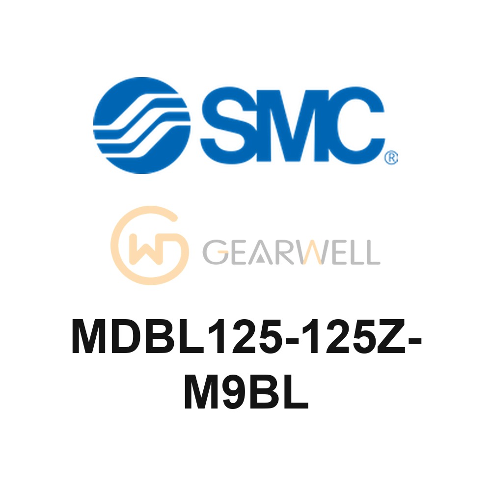 SMC MDBL125-125Z-M9BL MB-Z Series Air Cylinder with Auto Switch