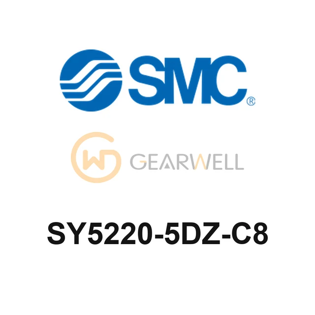 SMC SY5220-5DZ-C8 SY5000 Series 5 Port Solenoid Valve