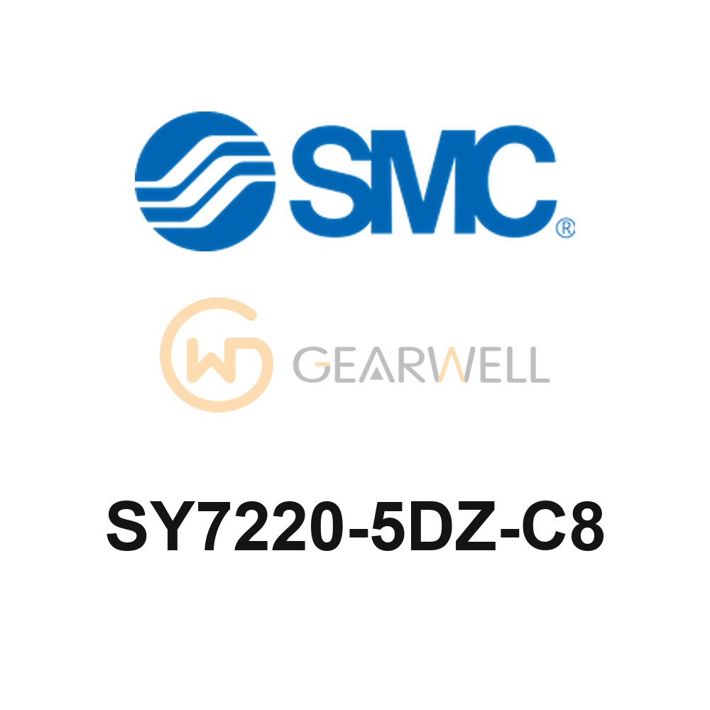 SMC SY7220-5DZ-C8 SY7000 5 Port Solenoid Valve
