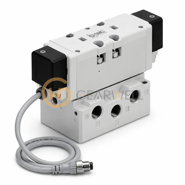 SMC VQ7-8-FPG-D-3ZR-Q VQ7-8 ISO 5 Port Solenoid Valve