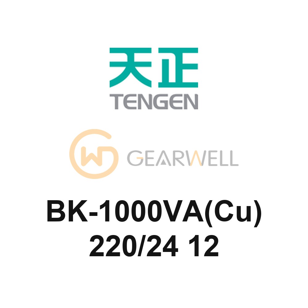 TENGEN BK-1000VA(Cu) 220/24 12 BK Control Transformer