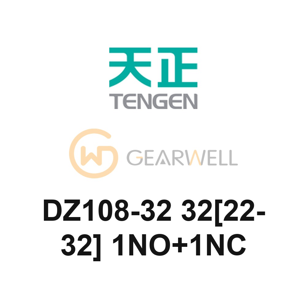 TENGEN DZ108-32 32[22-32] 1NO+1NC DZ108 Motor Protection Breaker