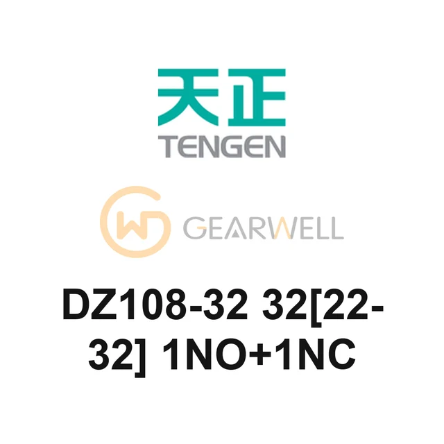 TENGEN DZ108-32 32[22-32] 1NO+1NC DZ108 Motor Protection Breaker