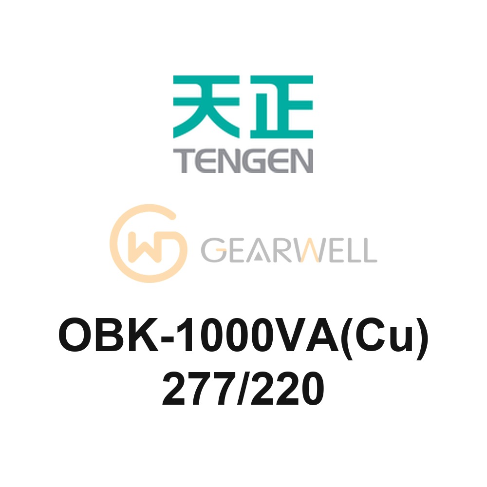 TENGEN OBK-1000VA(Cu) 277/220 Control Transformer