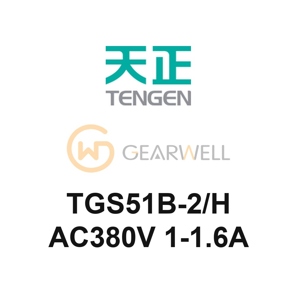 TENGEN TGS51B-2/H AC380V 1-1.6A TGS51 Magnetic Motor Starter