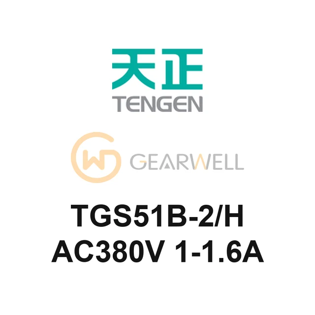 TENGEN TGS51B-2/H AC380V 1-1.6A TGS51 Magnetic Motor Starter