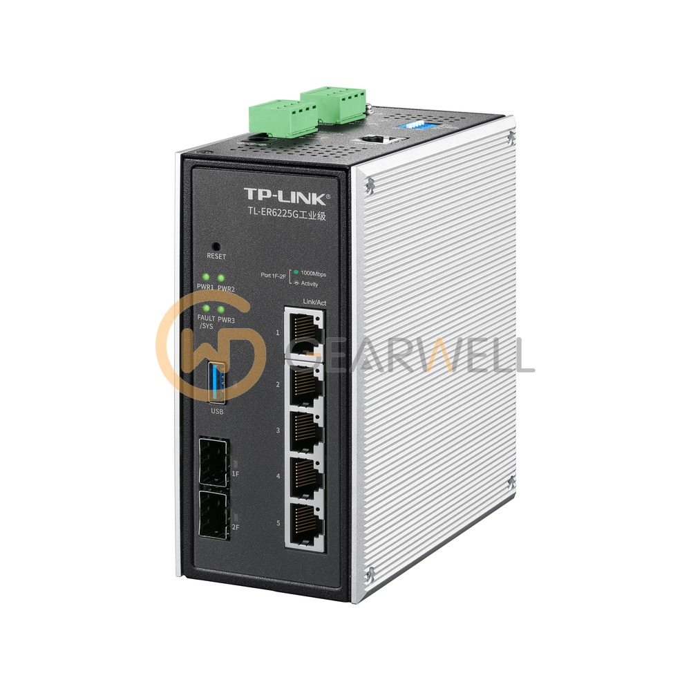 TP-Link TL-ER6225G Industrial Gigabit Router, DIN-Rail