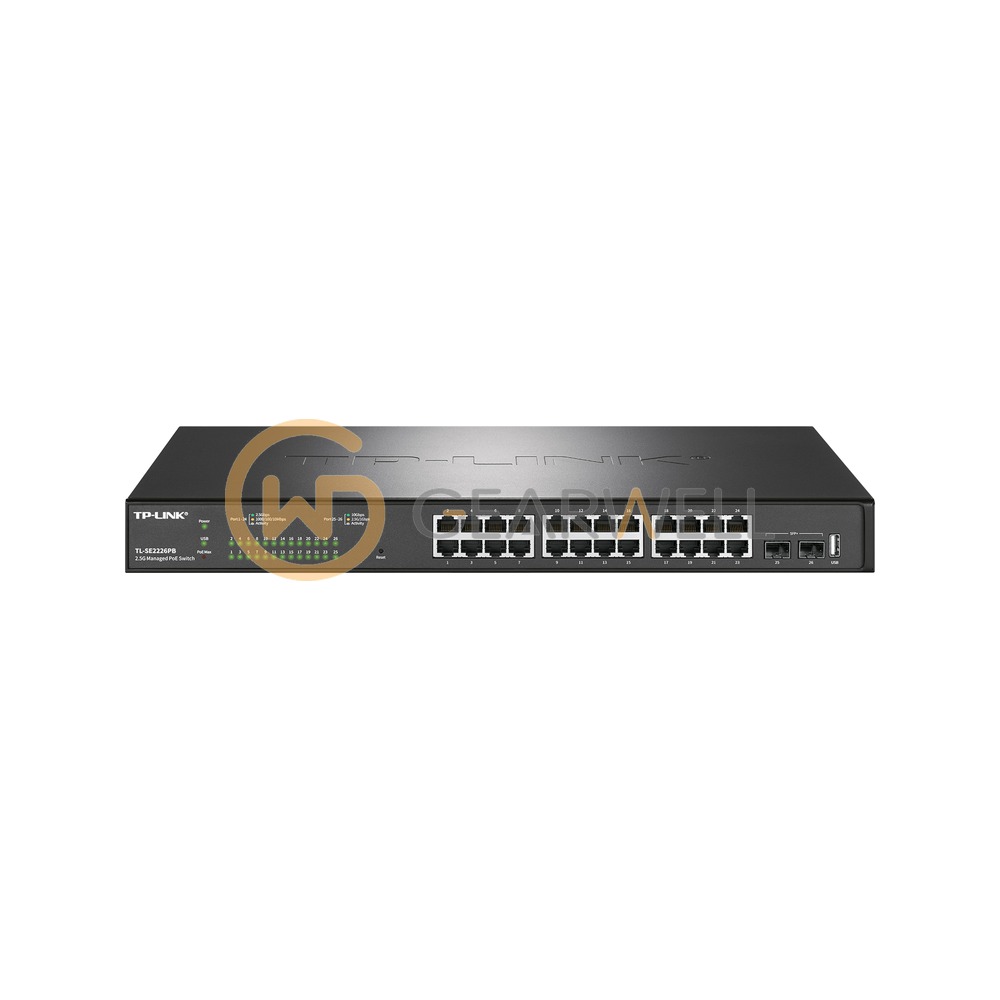 TP-Link TL-SE2226PB 24-Port 2.5G PoE++ Cloud-managed Switch