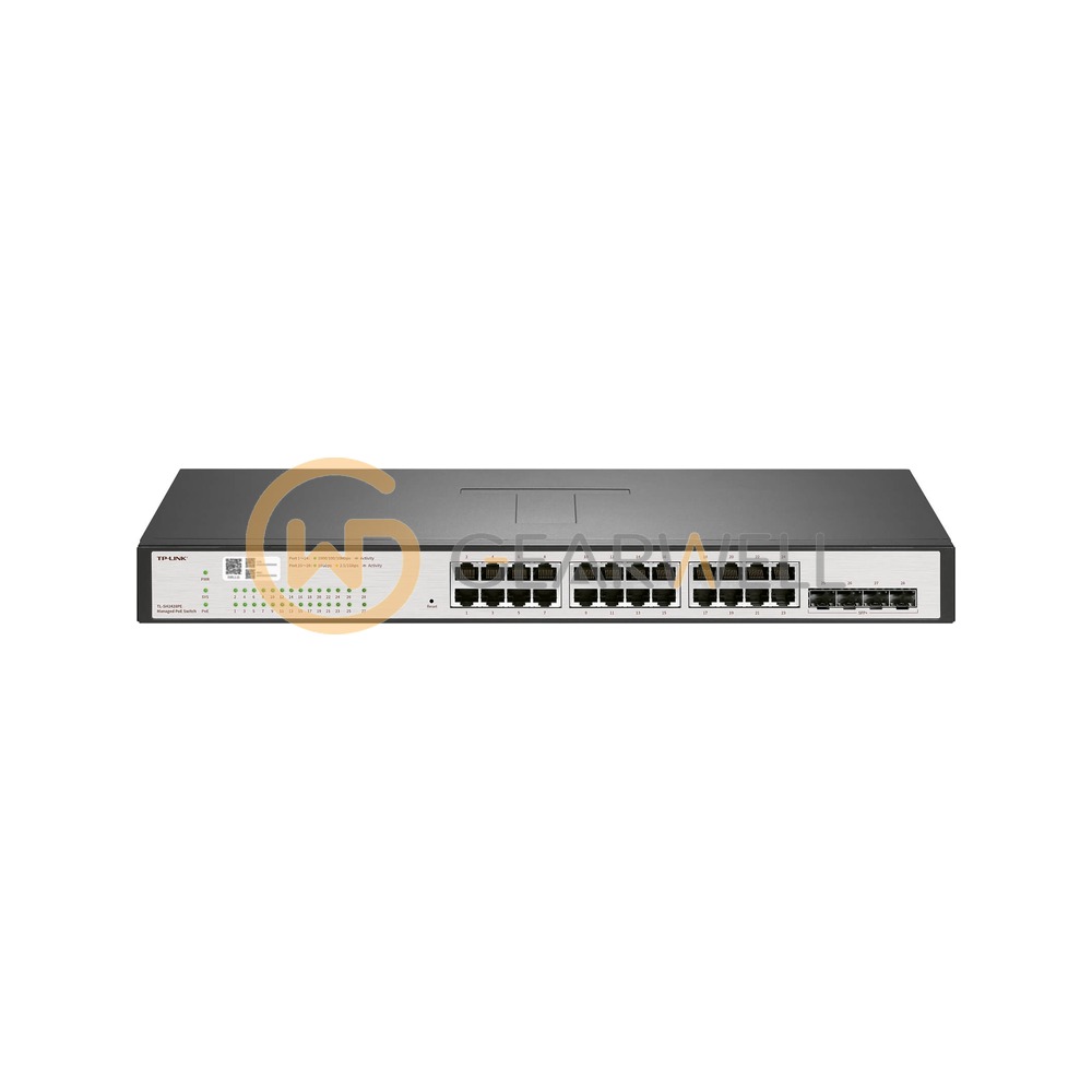 TP-Link TL-SH2428PE 24-Port Gigabit PoE+ Switch, 4x 10G SFP+