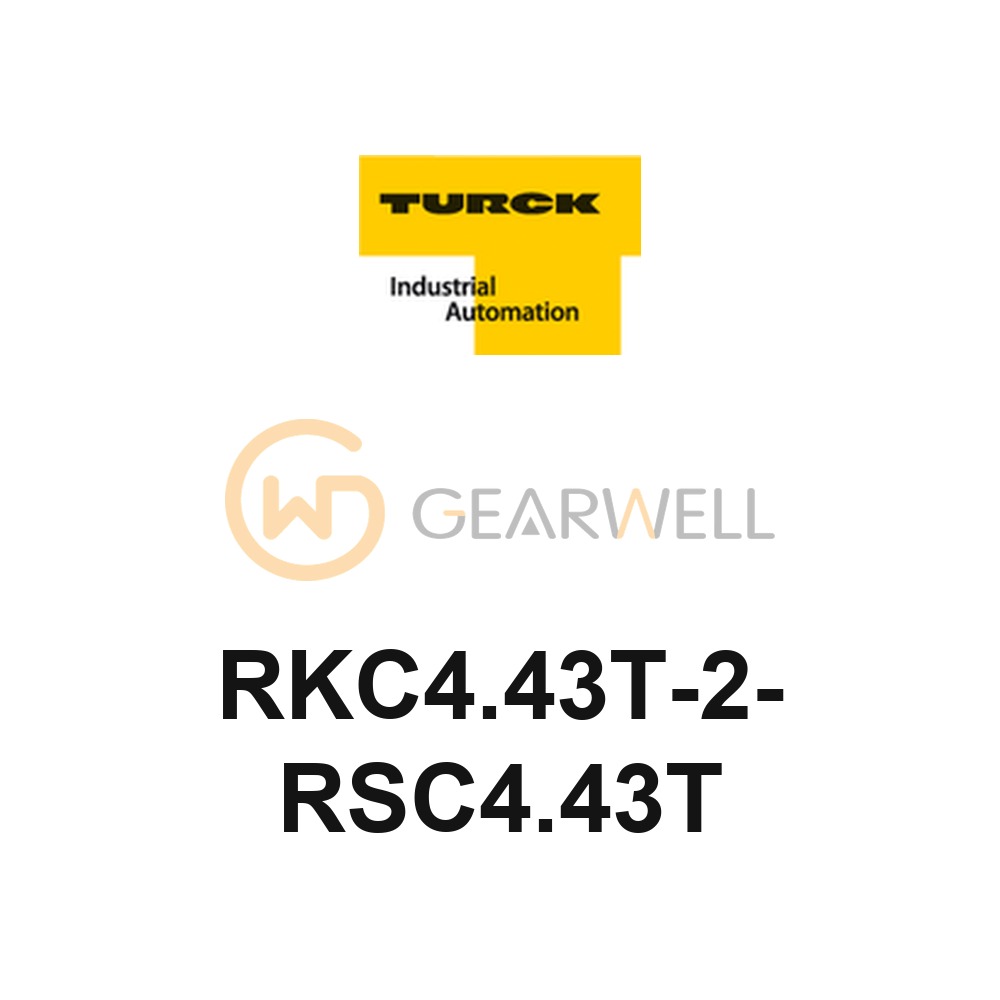 TURCK RKC4.43T-2-RSC4.43T Sensor Cordset