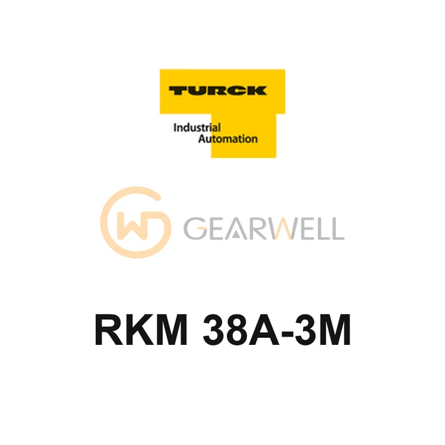 TURCK RKM 38A-3M Cordset