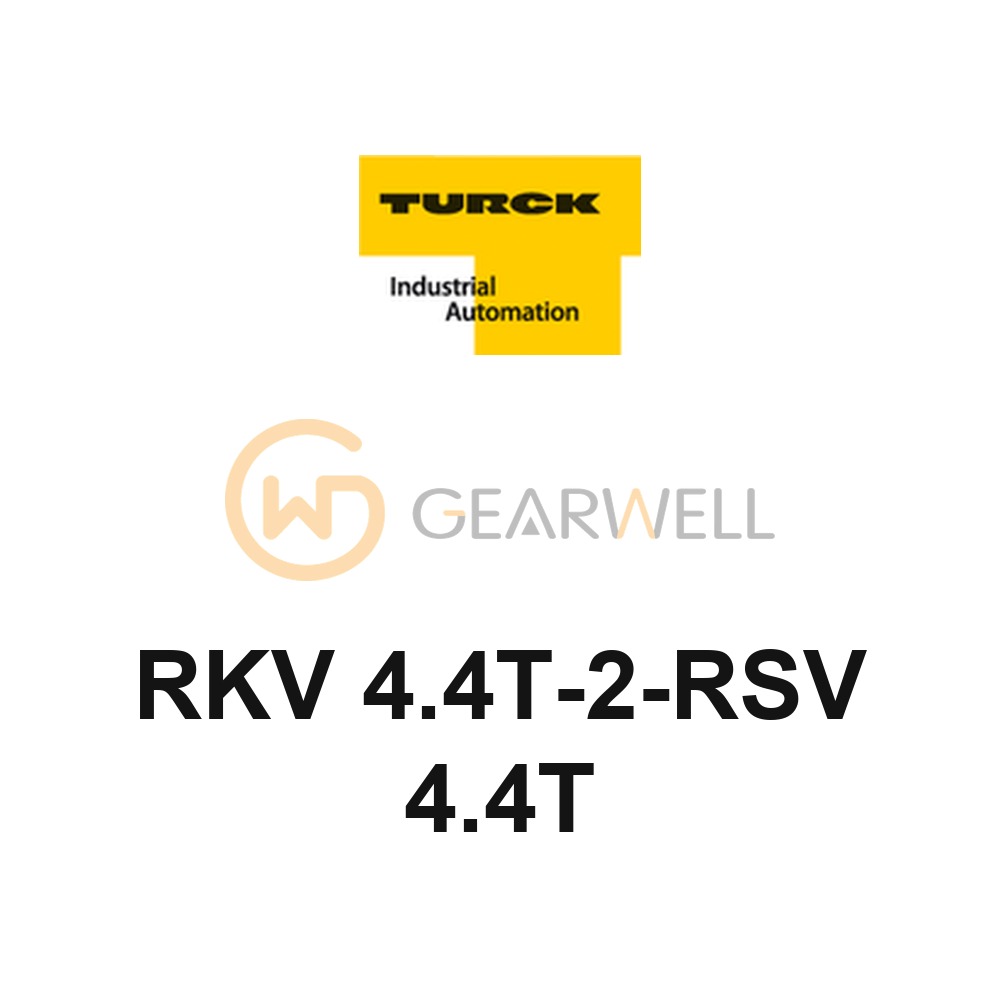 TURCK RKV 4.4T-2-RSV 4.4T Double-Ended Cordset