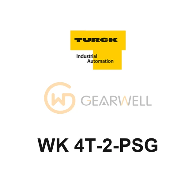 TURCK WK 4T-2-PSG M12 Right-Angle to M8 Male Cordset 2 m