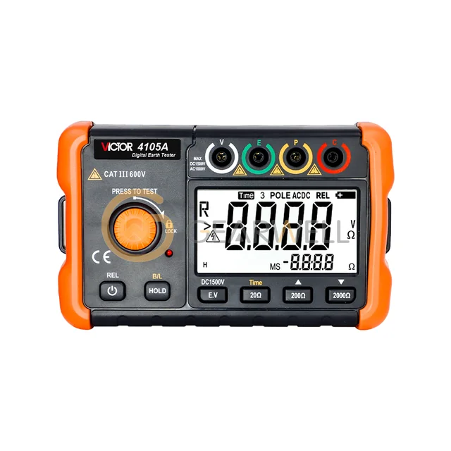 VICTOR 4105A Digital Earth Resistance Tester