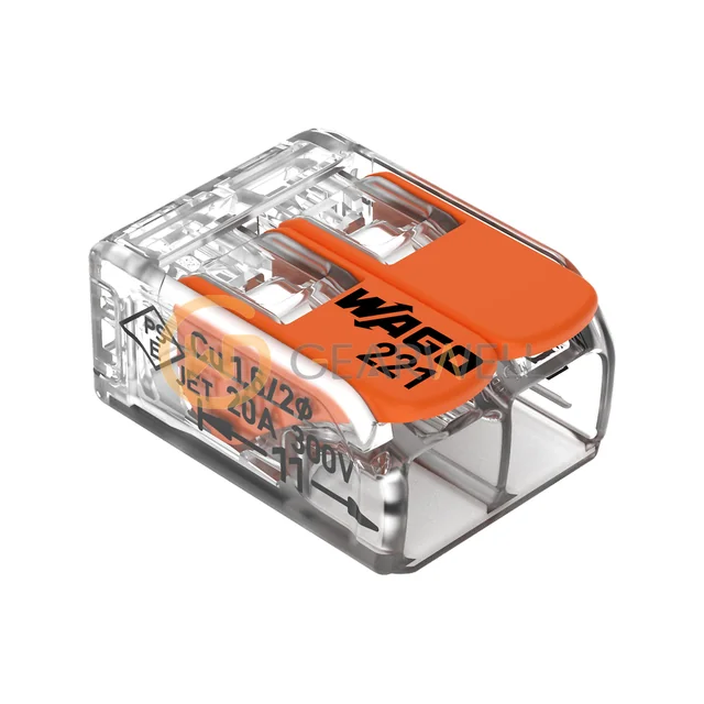 WAGO 221-412 221 Series Splicing Connector with Levers