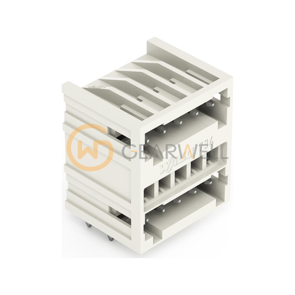 WAGO 734-405 MCS MINI THT Double-Deck Male Header 10-Pole