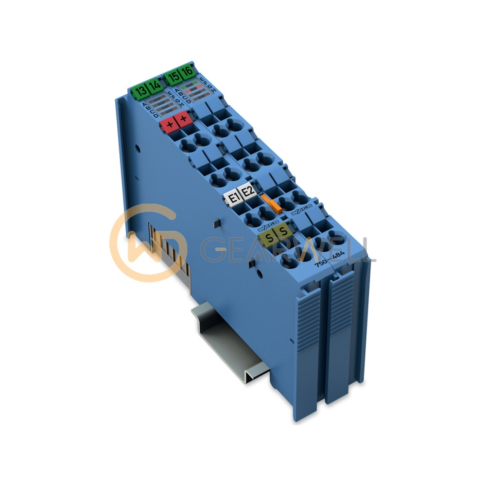 WAGO 750-484 I/O System 750 2-Channel HART Analog Input Module Ex i