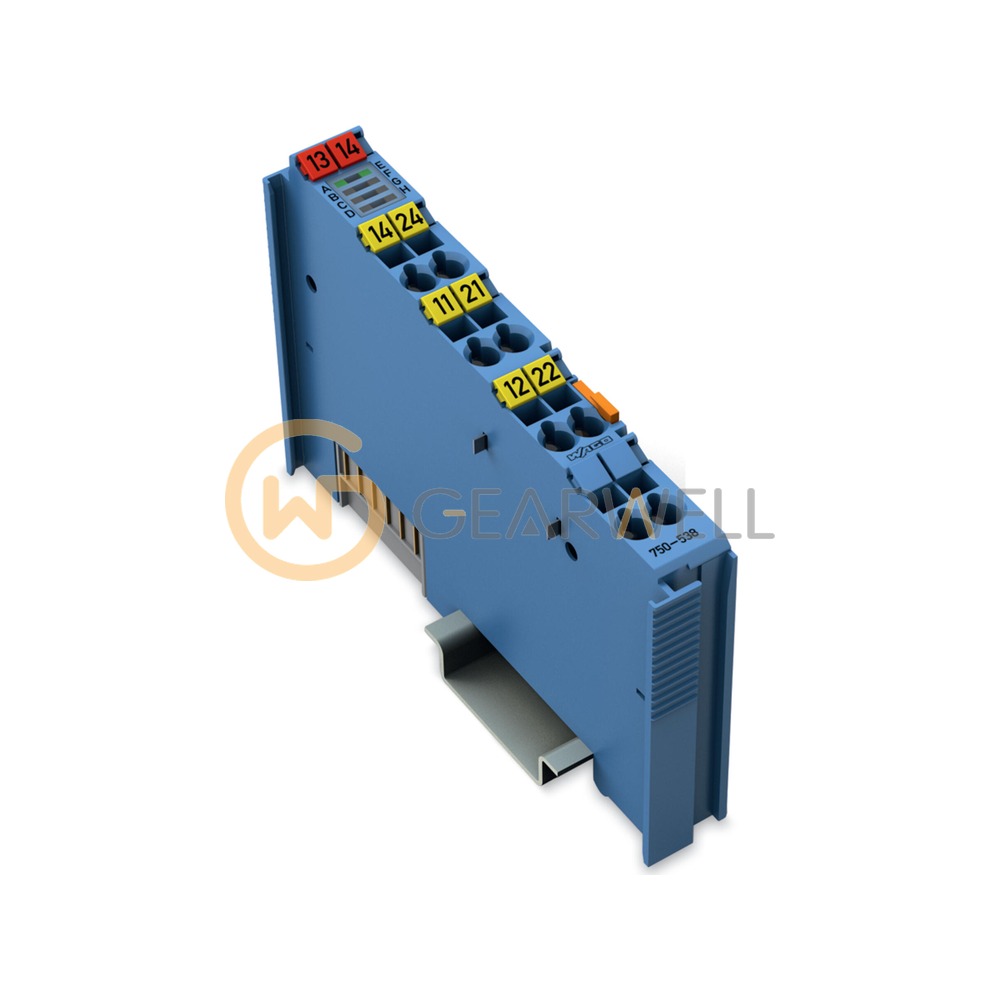 WAGO 750-538 I/O System 750 2-Channel Relay Output Module Ex i