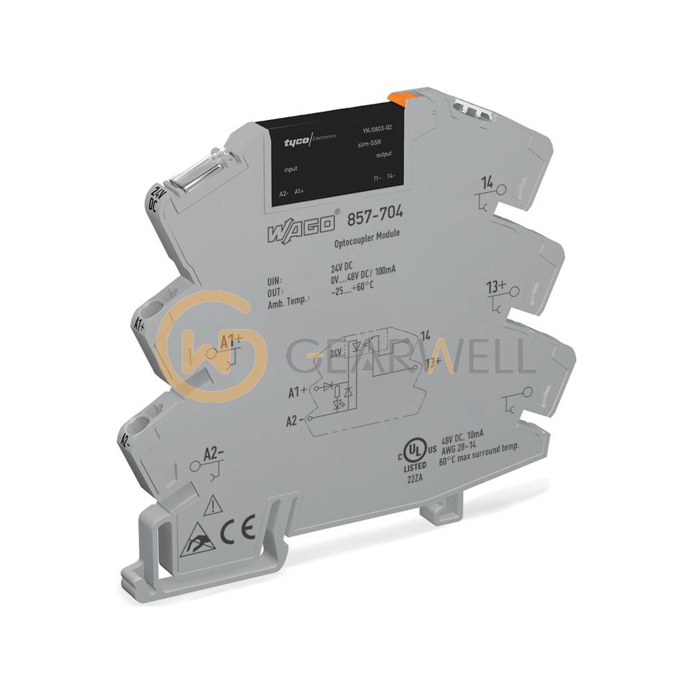 WAGO 857-704 857 Series Solid-State Relay Module