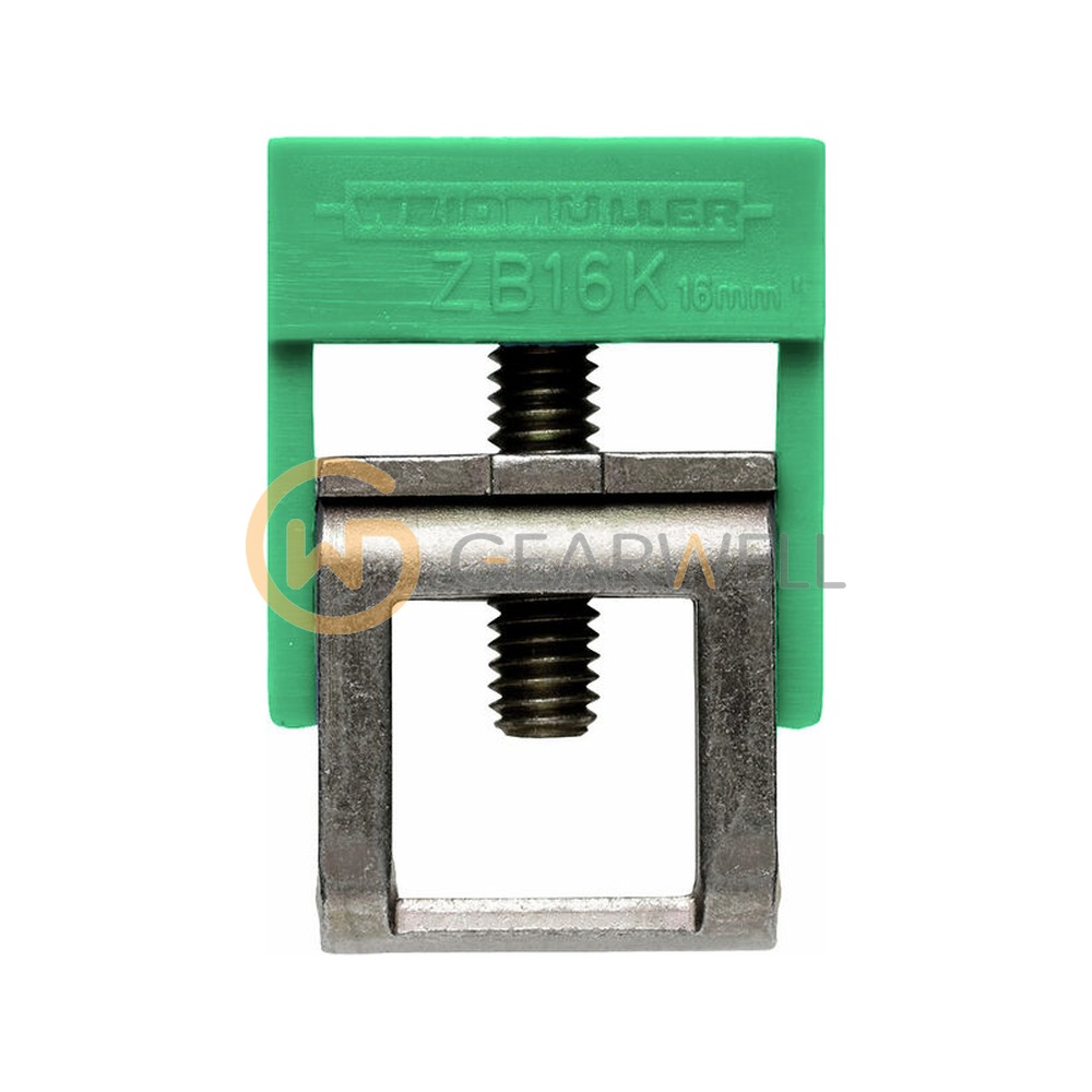 Weidmüller 0502860000 ZB 16K GE/GN — Terminal (busbar connection), PE