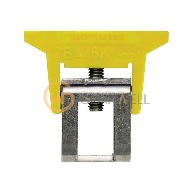 Weidmüller 0565460000 ZB 4/6K GE/GN — Terminal (busbar connection), PE