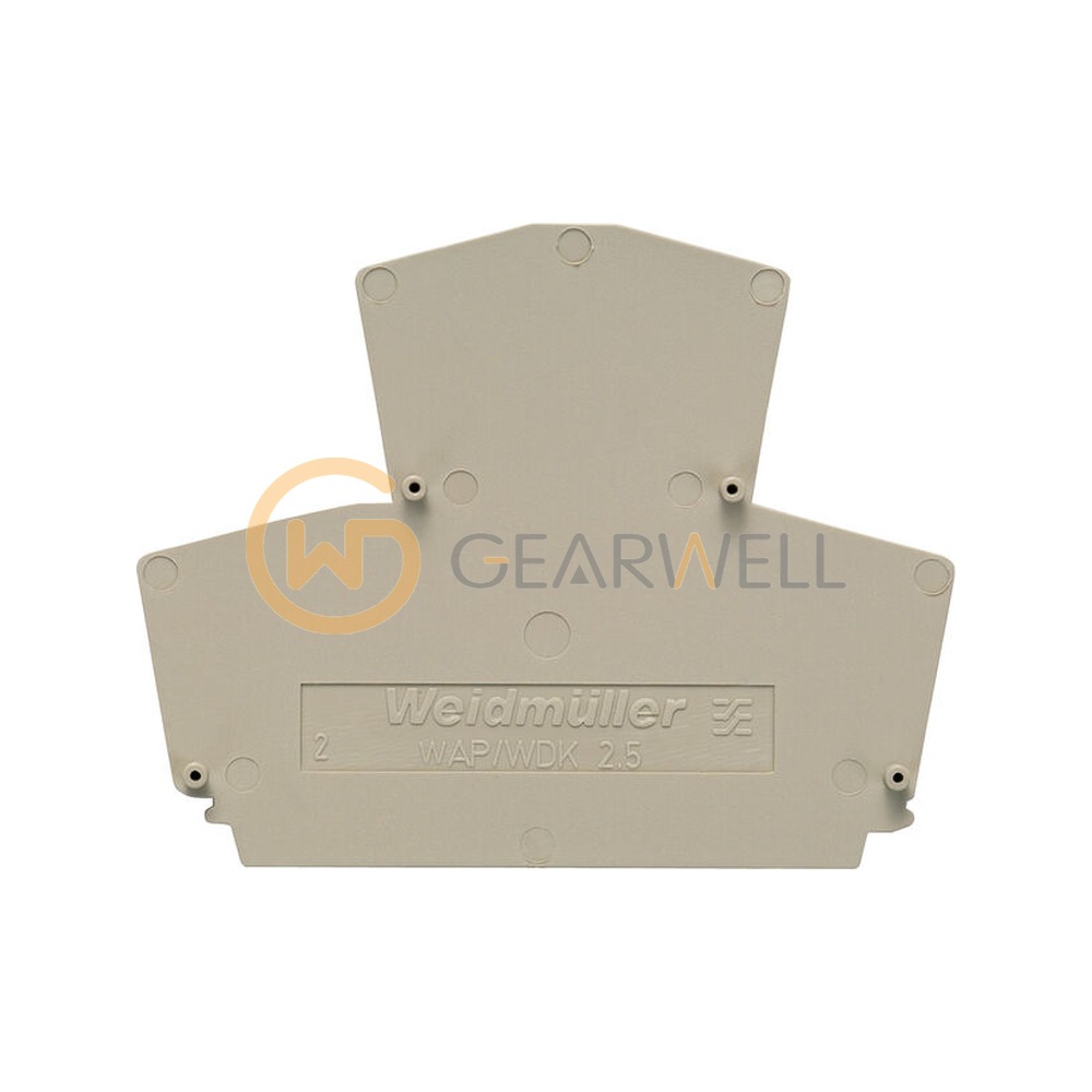 Weidmüller 1059100000 WAP WDK2.5 — End plate for terminals, W-Series