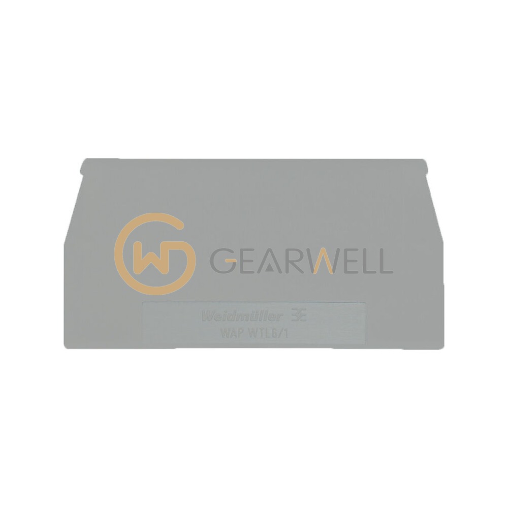 Weidmüller 1349140000 WAP WTL6/1 EN VGR — End plate for terminals, W-Series