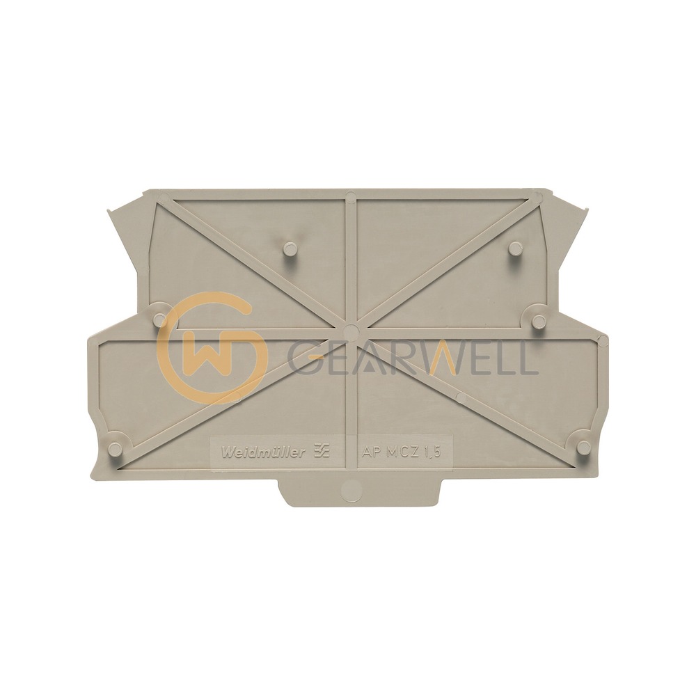 Weidmüller 8389030000 End plate AP MCZ1.5 1674 for TERMINALBOX MCZ housing
