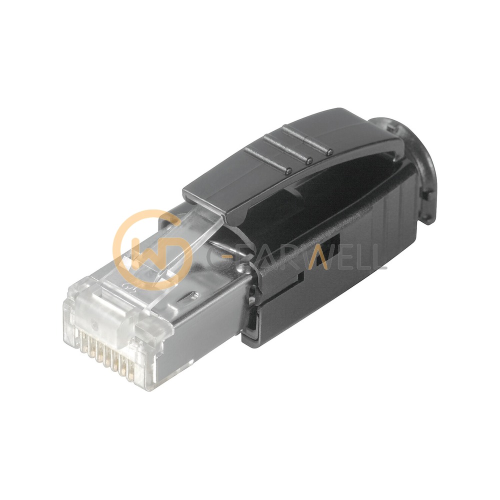 Weidmuller IE-PS-RJ45-TH-BK 1963590000 RJ45 Crimp Plug Cat.6A